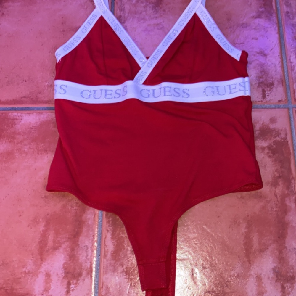 Guess Red bodysuit